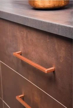 Brushed Satin Copper 192mm Square Cabinet Pull Handle | 108.66.377 -Ironmongery Experts Shop 02379451 0 1 1.jpg.mst