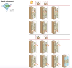 Ceam Brass 160mm 3D Concealed Hinge 1131 | CI001131OTT00 -Ironmongery Experts Shop 1131 g.png.mst