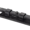 From The Anvil Black 4" (100mm) Straight Fishtail Door Bolt | 33013 -Ironmongery Experts Shop 33013 angled 1.jpg.mst