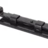 From The Anvil Black 6" (150mm) Cranked/Necked Fishtail Door Bolt | 33016 -Ironmongery Experts Shop 33016 angled v2 1.jpg.mst