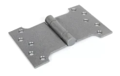 Pair From The Anvil Pewter 4x4x6" Parliament Hinge | 33048
