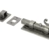 From The Anvil 4" Pewter Straight Shepherds Crook Door Bolt | 33075 -Ironmongery Experts Shop 33075 main.jpg.mst
