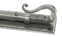 From The Anvil 8" Pewter Straight Shepherds Crook Door Bolt | 33077 -Ironmongery Experts Shop 33077 2.jpg.mst