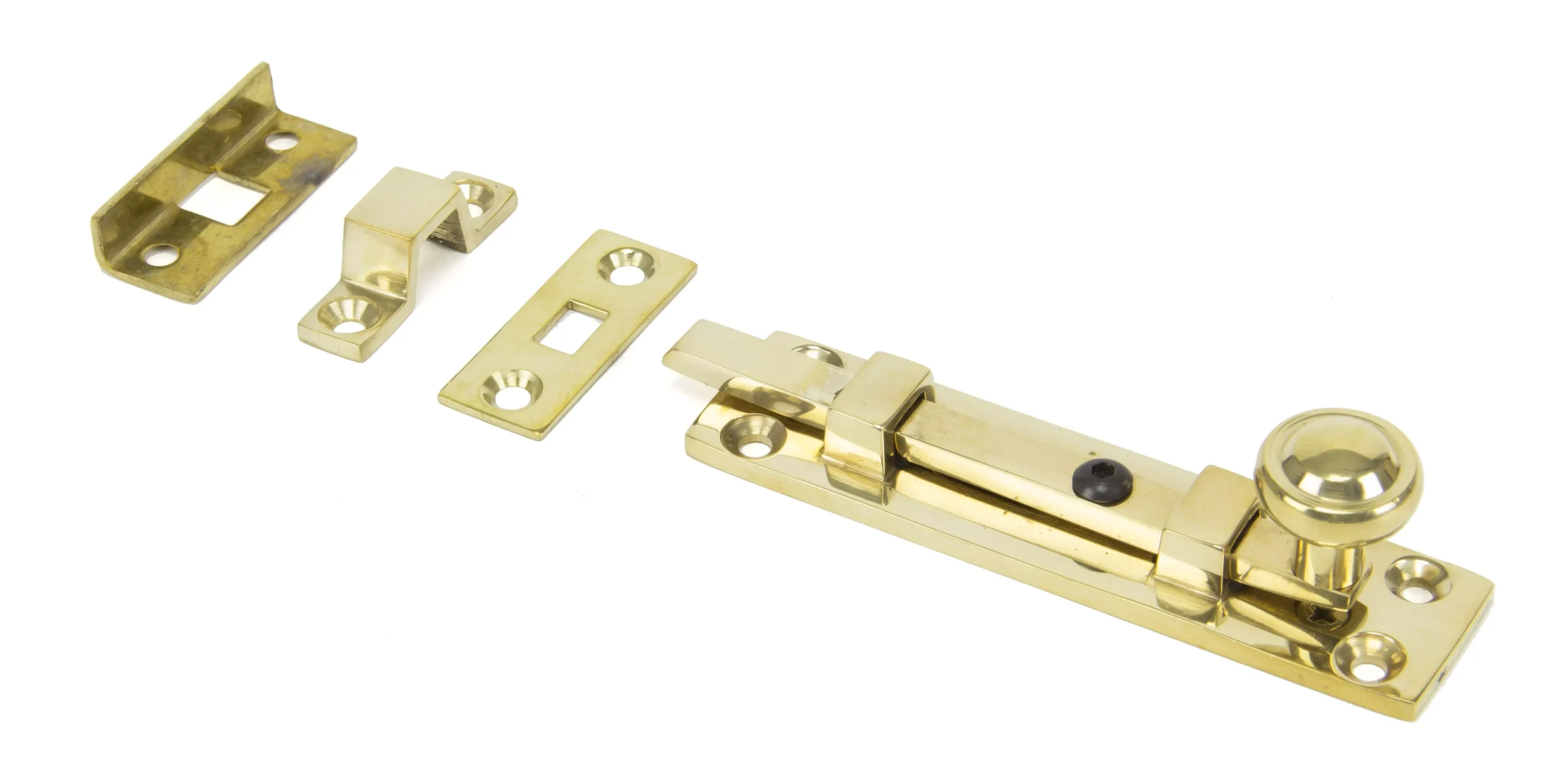 From The Anvil Polished Brass 4" (100mm) Universal Bolt | 33096 3 From The Anvil Polished Brass 4" (100mm) Universal Bolt | 33096