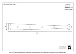 Pair From The Anvil Pewter 24" (610mm) Hinge Front | 33787 -Ironmongery Experts Shop 33241 1 1 1.jpg.mst