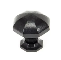 From The Anvil Black Large Octagonal Cupboard Knob | 33373