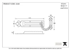 From The Anvil Pewter Door Chain | 33381 -Ironmongery Experts Shop 33381 drawing.jpg.mst