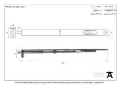 From The Anvil Black 12" (306mm) Flush / Slide Door Bolt | 33392 7 From The Anvil Black 12" (306mm) Flush / Slide Door Bolt | 33392 -Ironmongery Experts Shop 33627 v2.jpg.mst