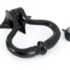 From The Anvil Black 101mm Shakespeare Door Knocker | 33839 -Ironmongery Experts Shop 33839 angled.jpg.mst