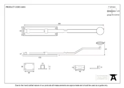 From The Anvil Black 6 (150mm) French Monkey Tail Door Bolts | 33113 -Ironmongery Experts Shop 33855 1.jpg.mst