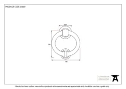 From The Anvil Black 4" (100mm) Ring Door Knocker | 33869 -Ironmongery Experts Shop 33869.jpg.mst
