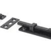 From The Anvil Black 4" (100mm) Universal Bolt | 33871 -Ironmongery Experts Shop 33871 angled.jpg.mst