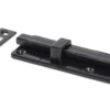 From The Anvil Black 6" (150mm) Universal Bolt | 33872 -Ironmongery Experts Shop 33872 angled 1.jpg.mst
