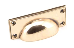 From The Anvil Polished Bronze Art Deco Drawer Pull | 45404