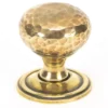 From The Anvil Aged Brass Hammered 32mm Cabinet Knob | 46021 -Ironmongery Experts Shop 46021a.png.mst