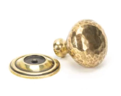 From The Anvil Aged Brass Hammered 32mm Cabinet Knob | 46021 -Ironmongery Experts Shop 46021b.png.mst
