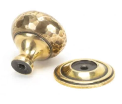 From The Anvil Aged Brass Hammered 32mm Cabinet Knob | 46021 -Ironmongery Experts Shop 46021d.png.mst