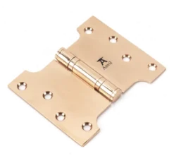 Pair From The Anvil Polished Bronze 4x3x5" Parliament Hinge | 46523