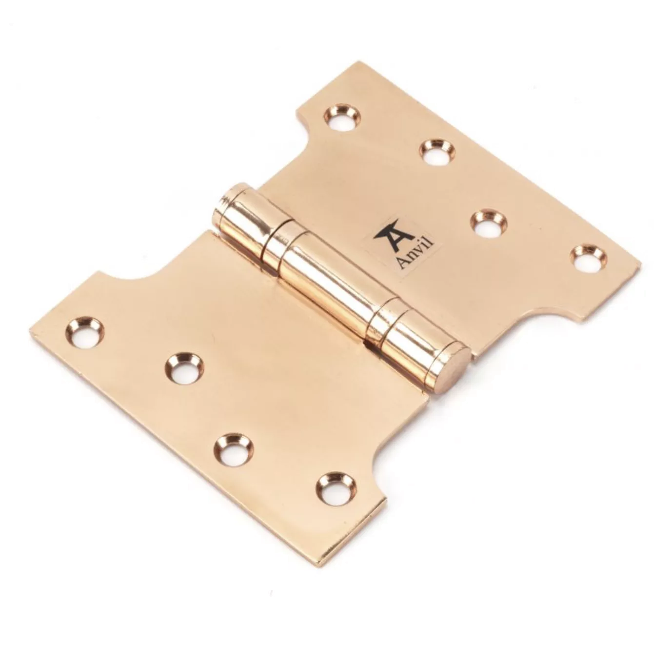 Pair From The Anvil Polished Bronze 4x3x5" Parliament Hinge | 46523 3 Pair From The Anvil Polished Bronze 4x3x5" Parliament Hinge | 46523