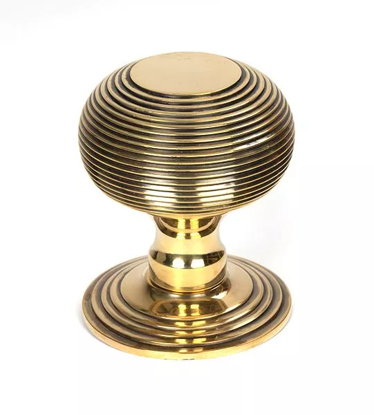 Aged Brass Beehive Centre Door Knob | 46654 9 Aged Brass Beehive Centre Door Knob | 46654 - Image 7