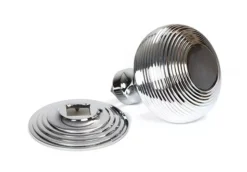 Polished Chrome Beehive Centre Door Knob | 46655 -Ironmongery Experts Shop 46655 1 s.jpg.mst