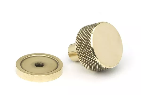 Anvil Aged Brass Brompton 25mm Cabinet Knob (plain) | 46814 4 Anvil Aged Brass Brompton 25mm Cabinet Knob (plain) | 46814 - Image 2