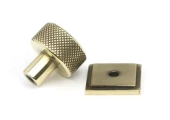 Anvil Aged Brass Brompton 25mm Cabinet Knob (Square) | 46817 -Ironmongery Experts Shop 46817 2 s.jpg.mst