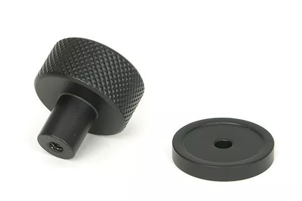 Anvil Matt Black Brompton 25mm Cabinet Knob (plain) | 46838 5 Anvil Matt Black Brompton 25mm Cabinet Knob (plain) | 46838 - Image 3