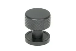 Anvil Matt Black Brompton 25mm Cabinet Knob (plain) | 46838 13 Anvil Matt Black Brompton 25mm Cabinet Knob (plain) | 46838 -Ironmongery Experts Shop 46838 main s.jpg.mst
