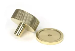 Anvil Polished Brass Brompton 38mm Cabinet Knob (plain) | 46840 -Ironmongery Experts Shop 46840 2 s.jpg.mst