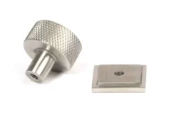 Anvil Satin SS Brompton 25mm Cabinet Knob (Square) | 46853 -Ironmongery Experts Shop 46853 2 s.jpg.mst