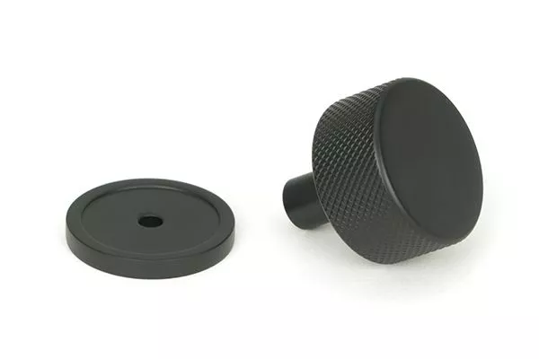 Anvil Matt Black Brompton 32mm Cabinet Knob (plain) | 46878 4 Anvil Matt Black Brompton 32mm Cabinet Knob (plain) | 46878 - Image 2