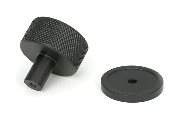 Anvil Matt Black Brompton 32mm Cabinet Knob (plain) | 46878 5 Anvil Matt Black Brompton 32mm Cabinet Knob (plain) | 46878 - Image 3