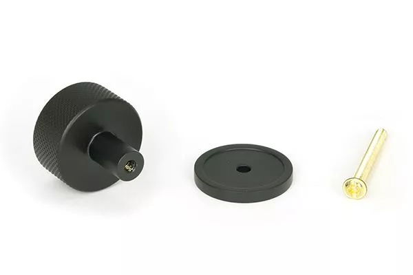 Anvil Matt Black Brompton 32mm Cabinet Knob (plain) | 46878 6 Anvil Matt Black Brompton 32mm Cabinet Knob (plain) | 46878 - Image 4