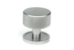 Anvil Satin Chrome Brompton 32mm Cabinet Knob (plain) | 46888 -Ironmongery Experts Shop 46888 main s.jpg.mst