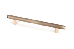 Polished Bronze 284mm Full Knurled Brompton Large Pull Handle | 46908 -Ironmongery Experts Shop 46908 main s.jpg.mst