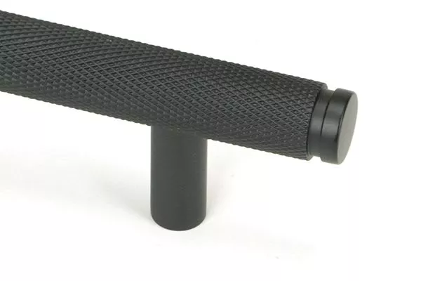 Matt Black 156mm Full Knurled Brompton Small Pull Handle | 46912 4 Matt Black 156mm Full Knurled Brompton Small Pull Handle | 46912 - Image 2
