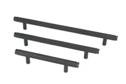 Matt Black 156mm Full Knurled Brompton Small Pull Handle | 46912 13 Matt Black 156mm Full Knurled Brompton Small Pull Handle | 46912 -Ironmongery Experts Shop 46912 4 s.jpg.mst