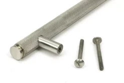 Satin SS 284mm Full Knurled Large Brompton Pull Handle | 46923 -Ironmongery Experts Shop 46923 3 s.jpg.mst