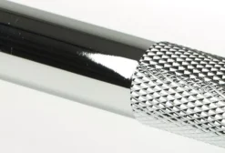 Polished Chrome 156mm Half Knurled Brompton Small Pull Handle | 46927 -Ironmongery Experts Shop 46927 2 s.jpg.mst