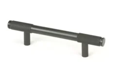 Aged Bronze 156mm Half Knurled Brompton Small Pull Handle | 46933 -Ironmongery Experts Shop 46933 main s 2.jpg.mst