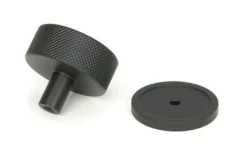 Anvil Matt Black Brompton 38mm Cabinet Knob (plain) | 47084 -Ironmongery Experts Shop 47084 2 s.jpg.mst