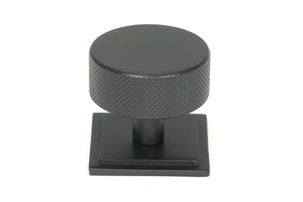 Anvil Matt Black Brompton 38mm Cabinet Knob (Square) | 47087 8 Anvil Matt Black Brompton 38mm Cabinet Knob (Square) | 47087 - Image 6