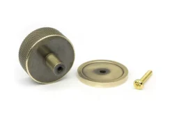 Anvil Aged Brass Brompton 38mm Cabinet Knob (plain) | 47137 -Ironmongery Experts Shop 47137 3 s.jpg.mst