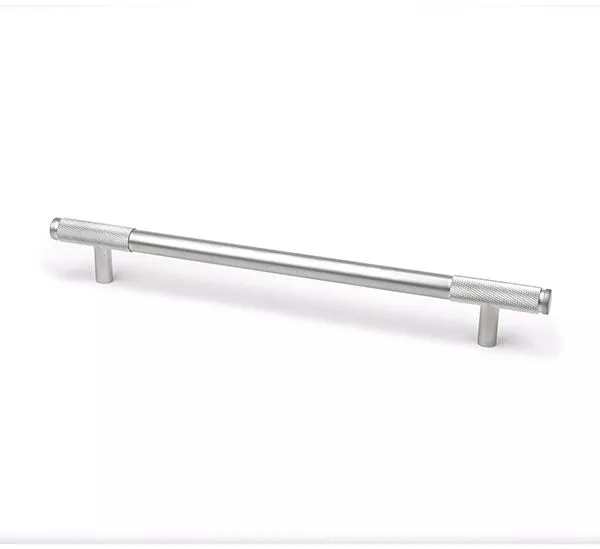 Satin Chrome 284mm Half Knurled Brompton Large Pull Handle | 47155 9 Satin Chrome 284mm Half Knurled Brompton Large Pull Handle | 47155 - Image 7