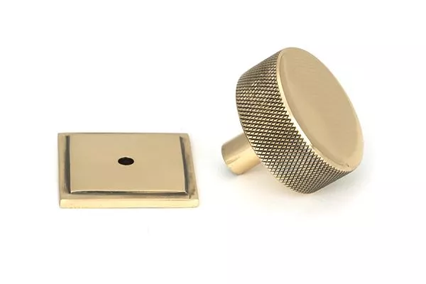 Anvil Polished Bronze Brompton 38mm Cabinet Knob (Square) | 47156 4 Anvil Polished Bronze Brompton 38mm Cabinet Knob (Square) | 47156 - Image 2
