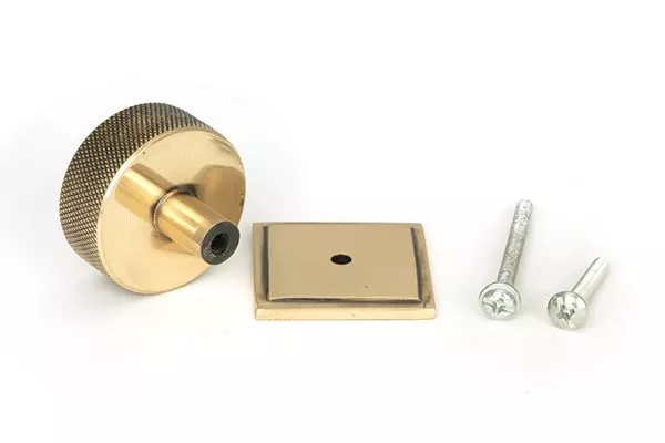 Anvil Polished Bronze Brompton 38mm Cabinet Knob (Square) | 47156 6 Anvil Polished Bronze Brompton 38mm Cabinet Knob (Square) | 47156 - Image 4