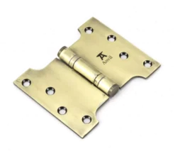 Pair From The Anvil Aged Brass 4x3x5" Parliament Hinge | 49552