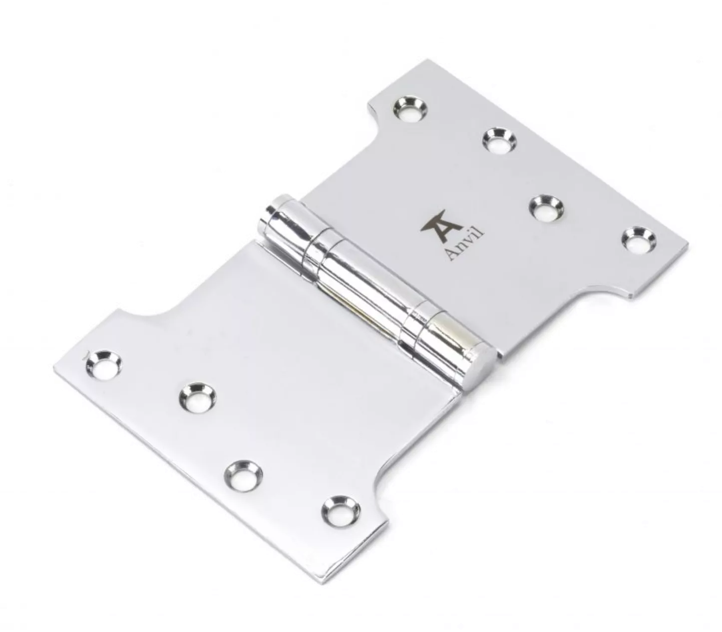 Pair From The Anvil Polished Chrome 4x4x6" Parliament Hinge | 49559 3 Pair From The Anvil Polished Chrome 4x4x6" Parliament Hinge | 49559