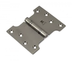 Pair From The Anvil Aged Bronze 4x3x5" Parliament Hinge | 49561